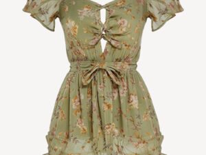 Mediterranean Escape Wrap Dress